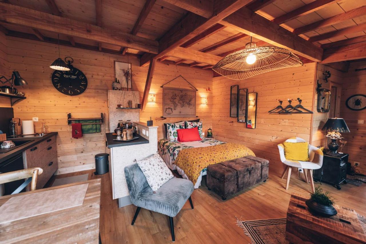 La Cabane Du Bon Chemin ,Spa Laval  Exterior photo